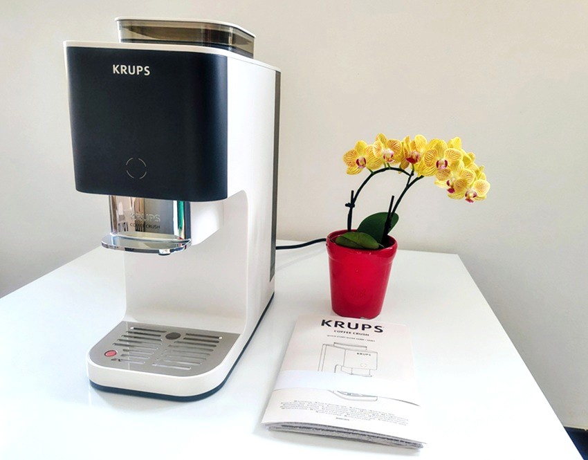 Recenzia automatického kávovaru KRUPS Coffee Crush Ivory