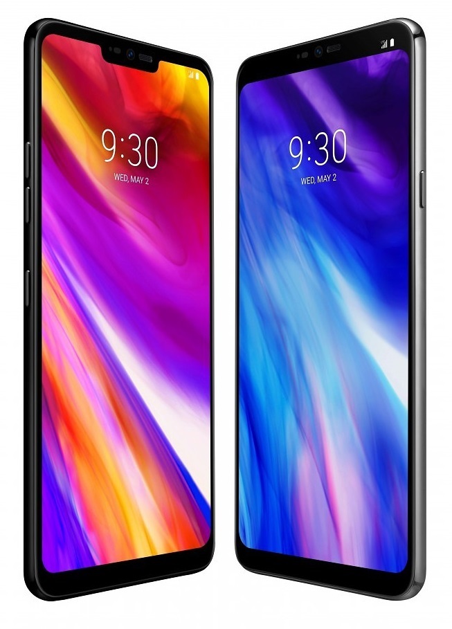 LG G7 displeje