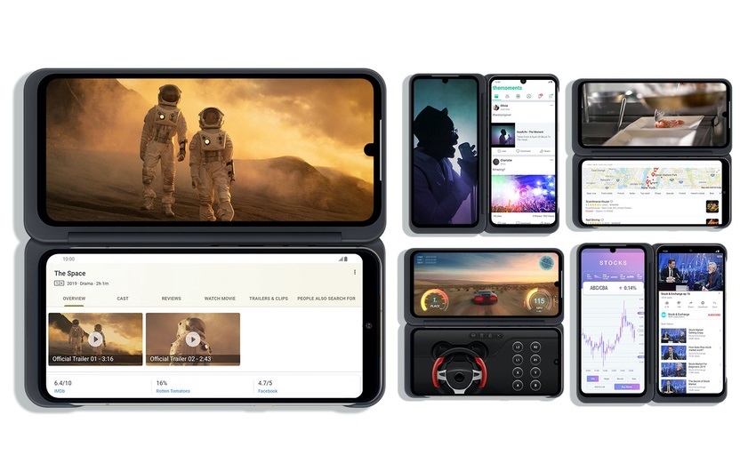 LG V60 ThinQ 5G, multitasking