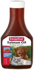 Lososový olej pre mačky