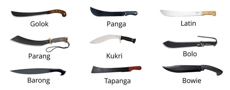 Typy mačety