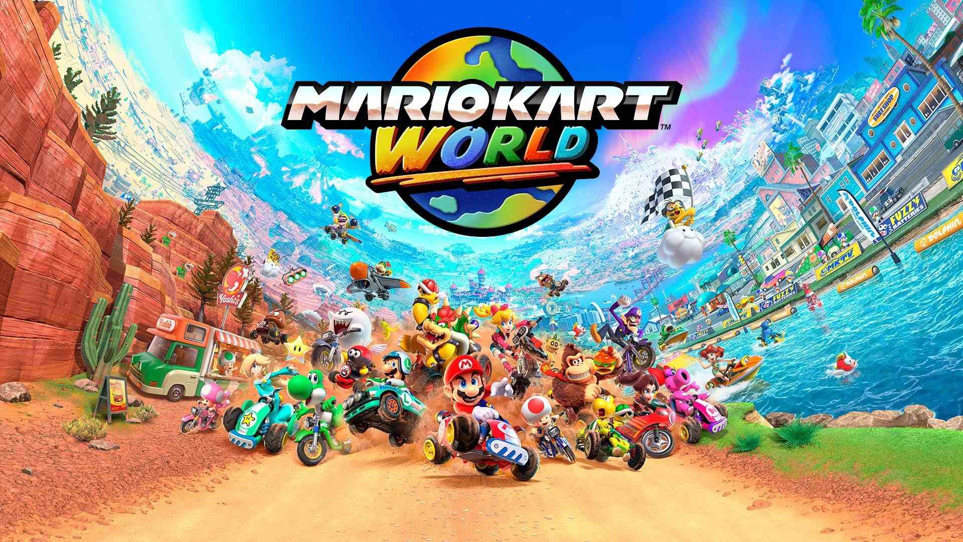Mario Kart World; screenshot: cover