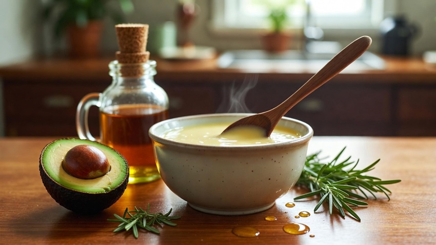 Avokádová maska na vlasy