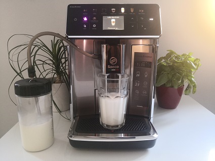 Kávovar na zrnkovú kávu Philips Saeco GranAroma SM6585/00 recenzia