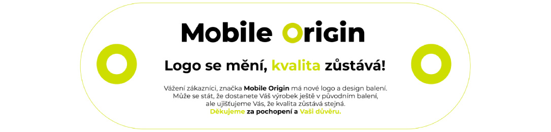 Mobile origin zmena loga