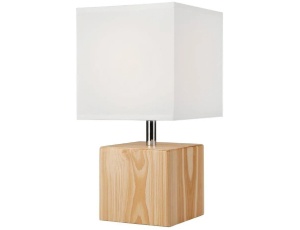 Moderná stolná lampa drevená
