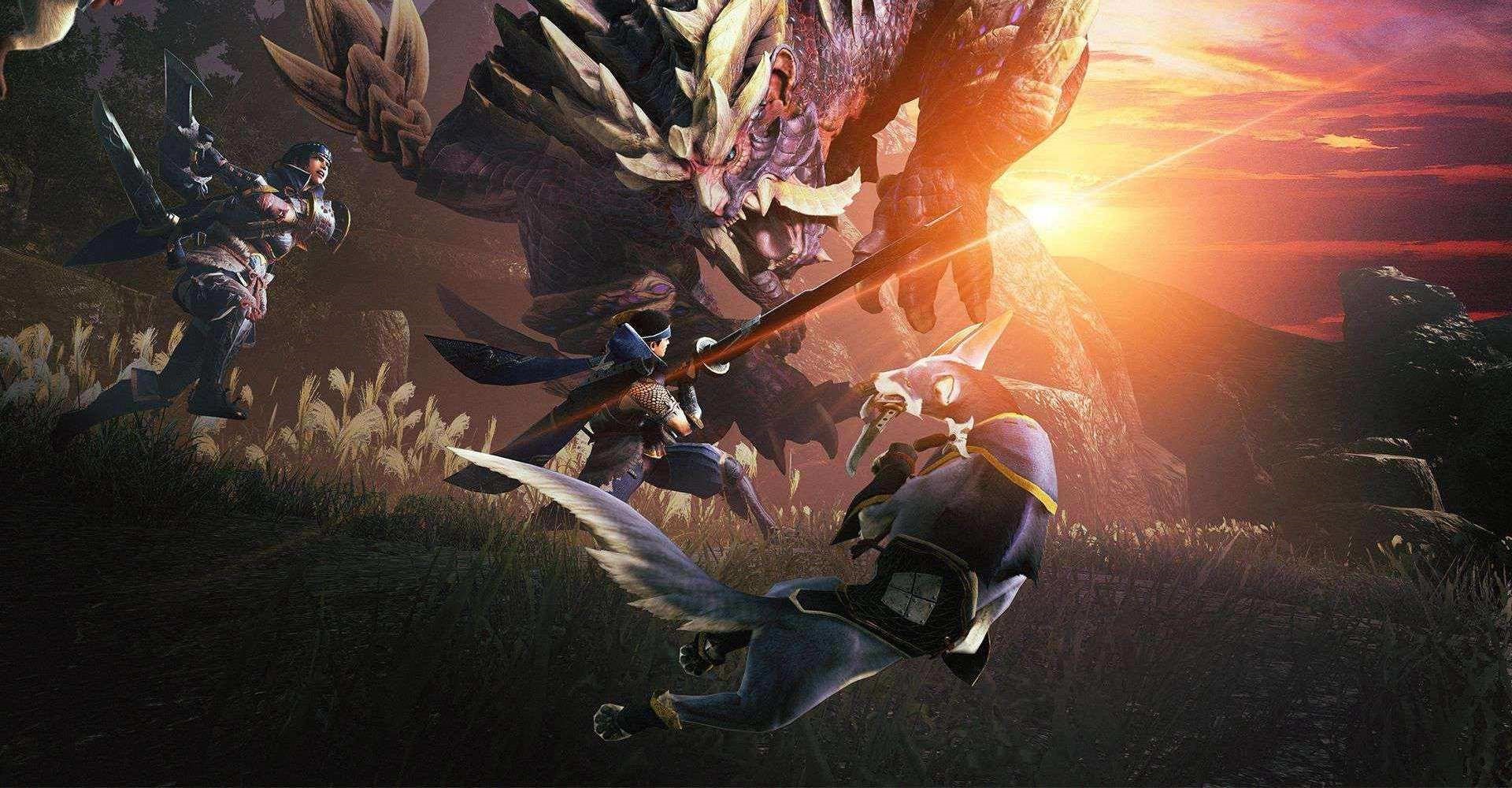 Monster Hunter Rise; wallpaper: cover