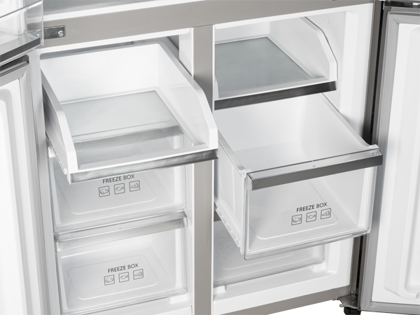 Detail mrazničky pri chladničke Concept la8783wh