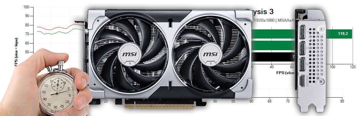 MSI RTX 5060 8G VENTUS 2X OC recenzia a testy