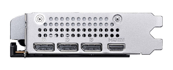 MSI RTX 5060 8G VENTUS 2X OC; obrazové výstupy 