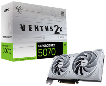MSI RTX 5070 12G VENTUS 2X OC WHITE