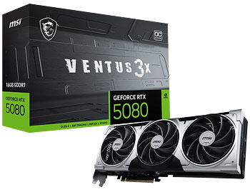 MSI RTX 5080 16G VENTUS 3X OC PLUS