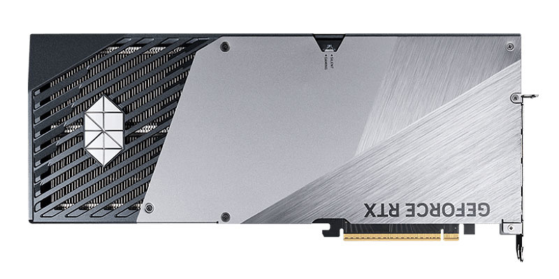 MSI RTX 5090 32G SUPRIM SOC; zadná strana