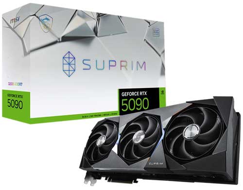 MSI RTX 5090 32G SUPRIM SOC