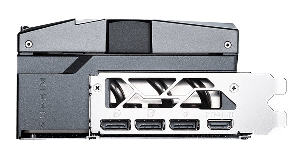 MSI RTX 5090 32G SUPRIM SOC; obrazové výstupy 