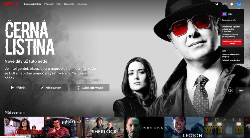 Netflix, nastavenie