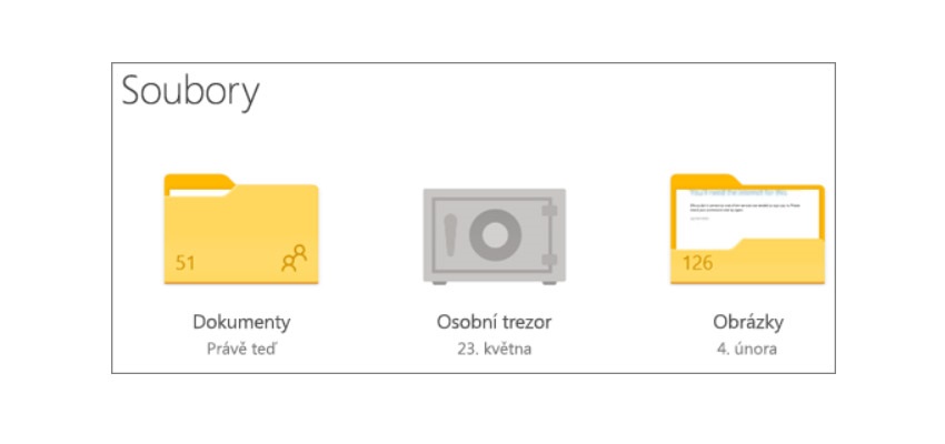 OneDrive; osobný trezor