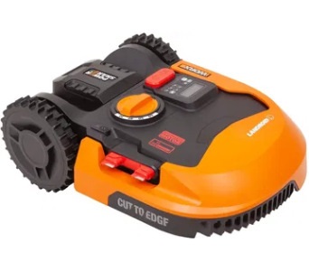 Oranžová automatická kosačka