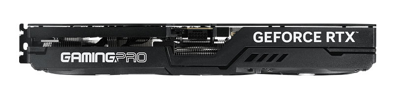 PALiT RTX 5070 Ti GamingPro-S OC 16G; horná strana 