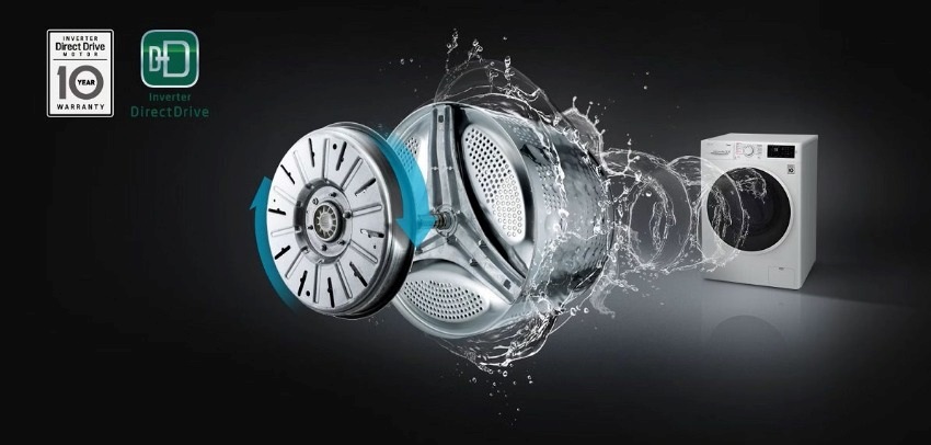Direct Drive parné práčky LG
