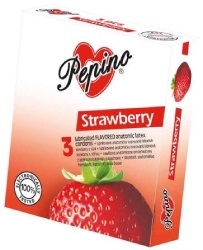 Pepino kondómy jahodové