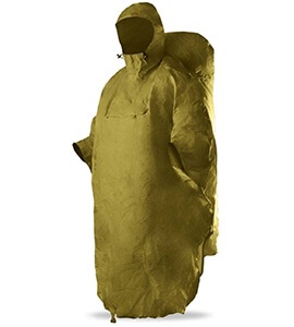 Turistický pršiplášť na batoh