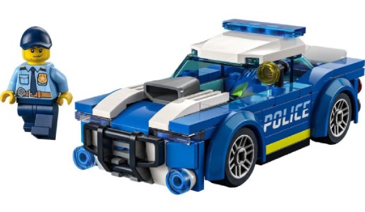Detské policajné auto LEGO