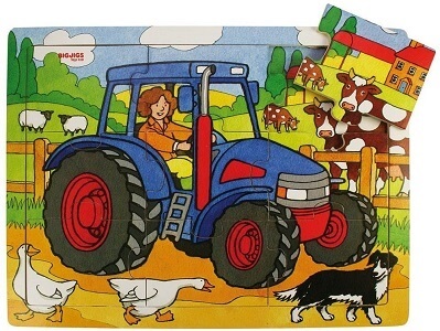 Puzzle traktor 1000 dielikov