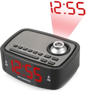 Rádio budík s projektorom