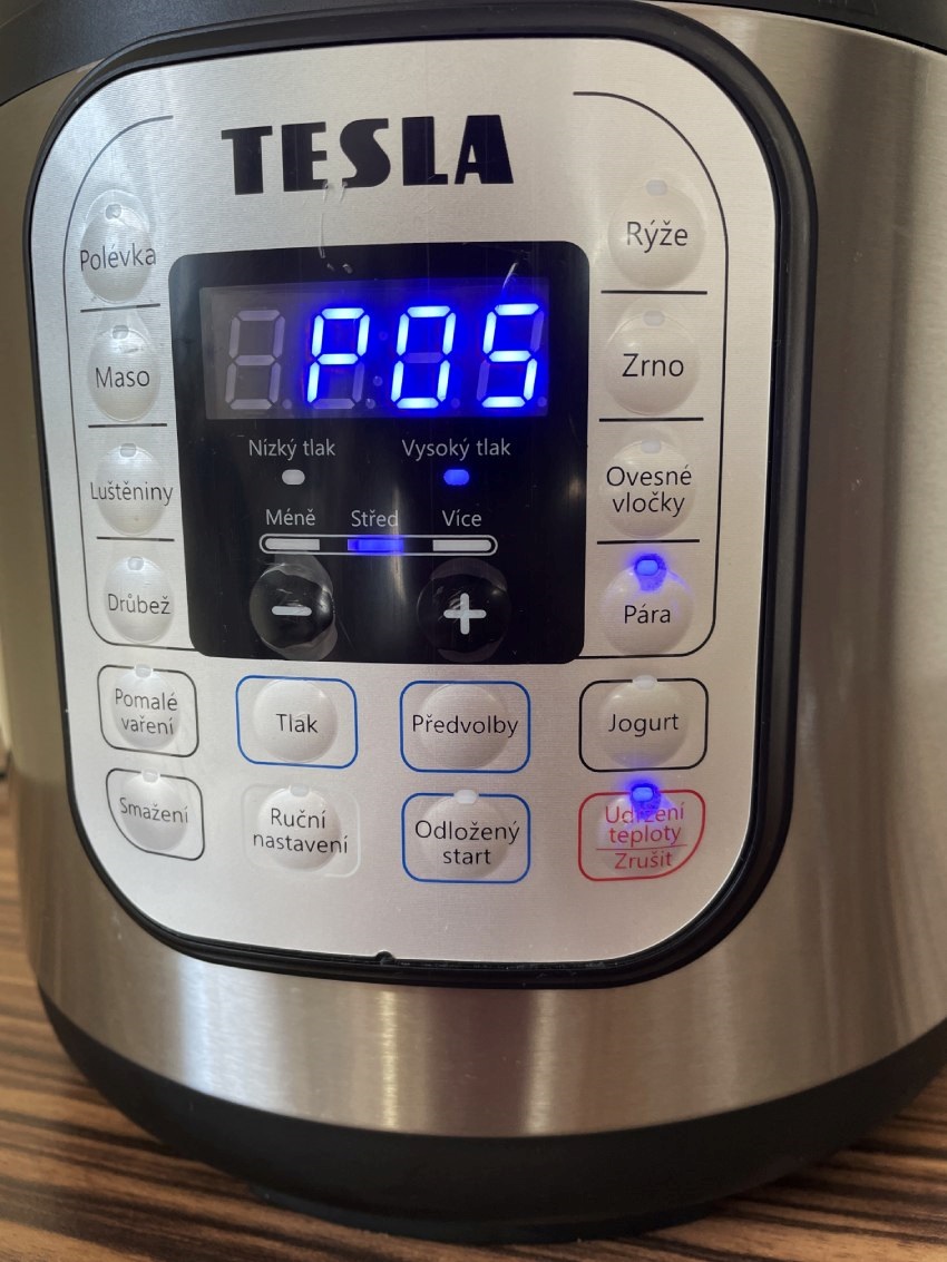 Ovládanie TESLA EliteCook K70