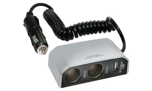 Rozdvojka do auta s USB