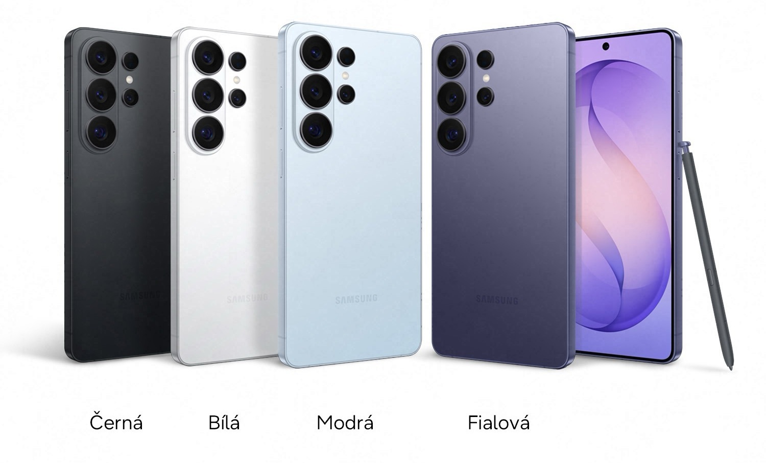 Samsung Galaxy S26 Ultra, farebné varianty