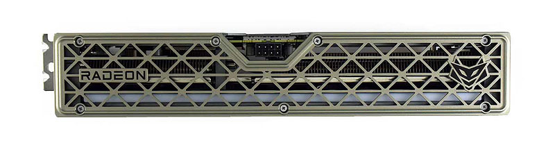 Sapphire NITRO+ RX 9060 XT GAMING OC 16G; horná strana 