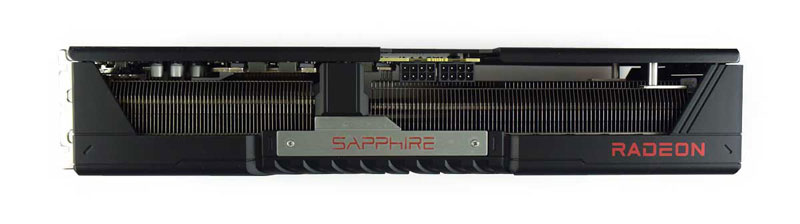 Sapphire PULSE RX 9070 XT GAMING 16G; horná strana 