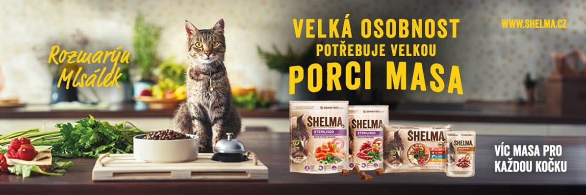 Prémiové mačacie krmivá Shelma