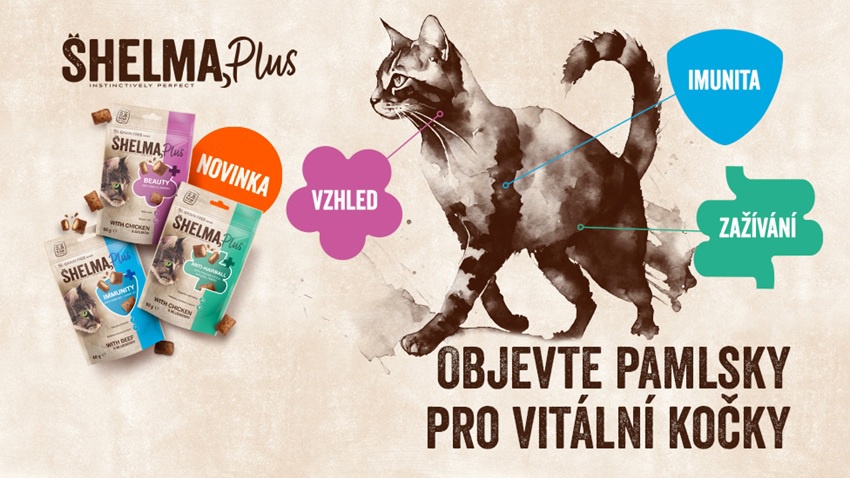 Prémiové mačacie krmivá Shelma