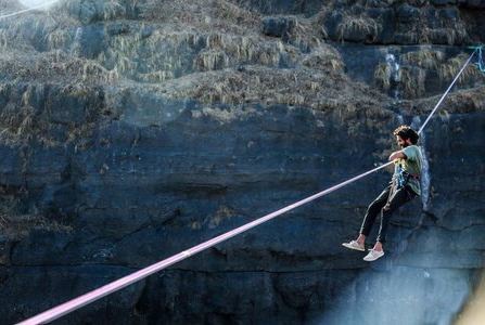 Slackline highline
