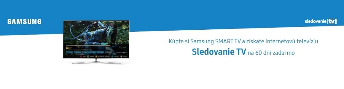 Sledovanie TV k nákupu Samsung Smart TV