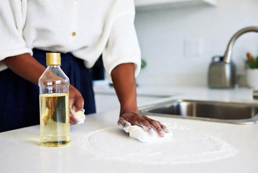 Čistenie jedlou sódou a octom