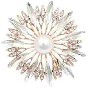 Šperky – brošňa s perlou