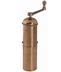 Trubicový ručný mlynček na kávu retro