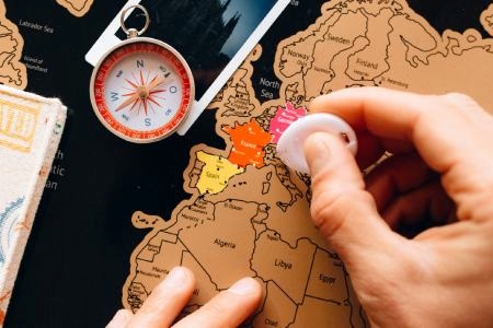 Turistická mapa slovenska na stenu