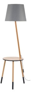 Stojaca lampa drevo