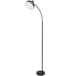 Stojacia lampa čierna, bežná