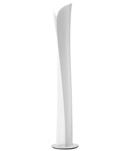 Stojacia lampa biela – kovová