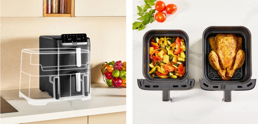 Tefal EY7528E0 Easy Fry Crispy Stack recenzia
