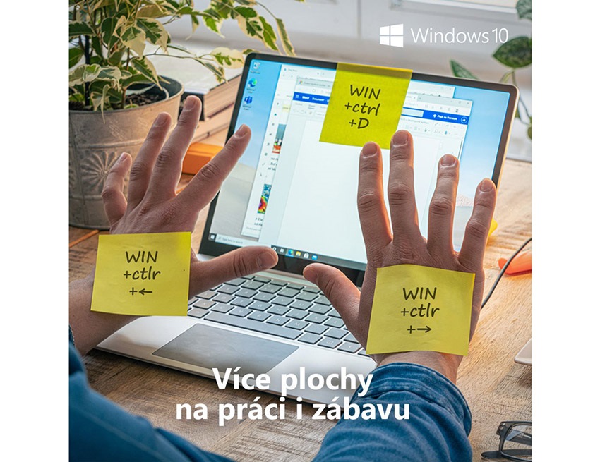 Winodws 10; tipy a triky;pracovné plochy;