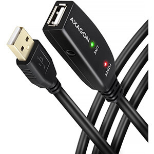 USB kábel 5 m s LED indikáciou