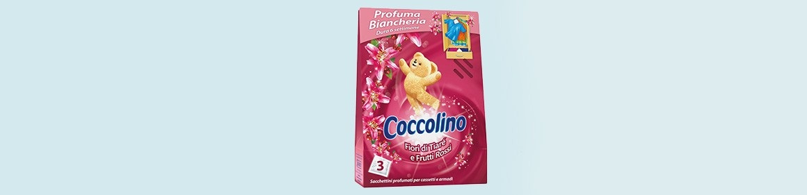 COCCOLINO Frutti Rossi vôňa do skrine 3 ks