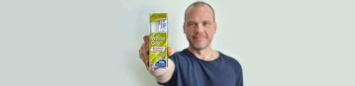 Zubná pasta WHITE GLO Smokers